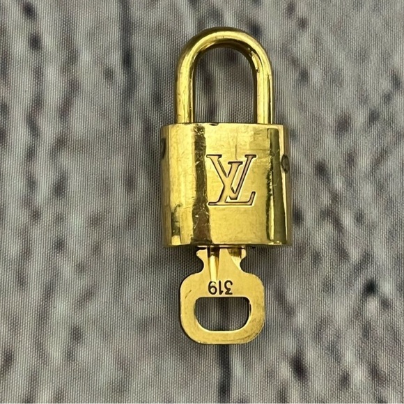 Vintage Louis Vuitton Lock & Key Set Authentic (#319) - Picture 1 of 10